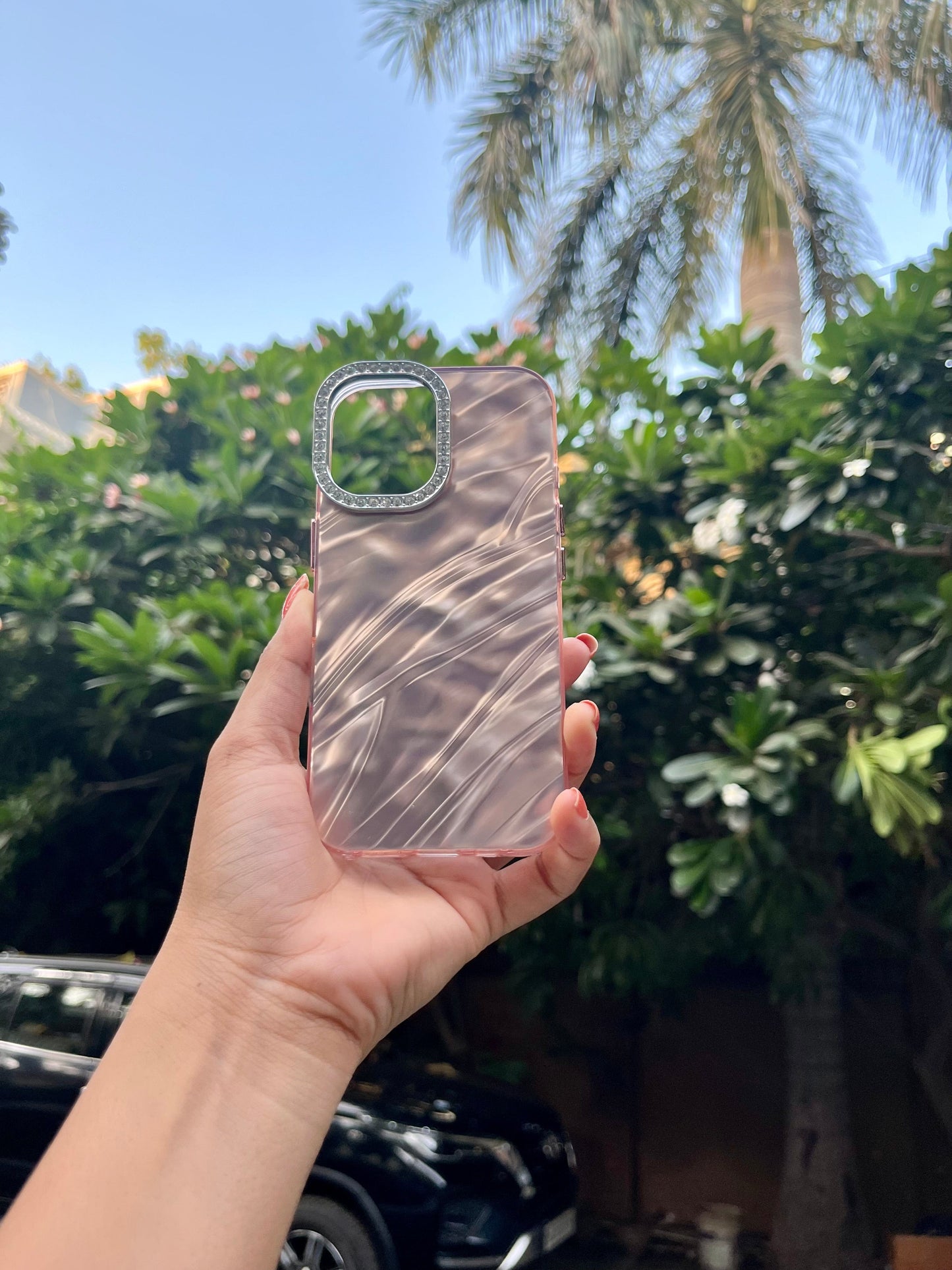 WrapLab Marble Textured Pink Premium Iphone Cover