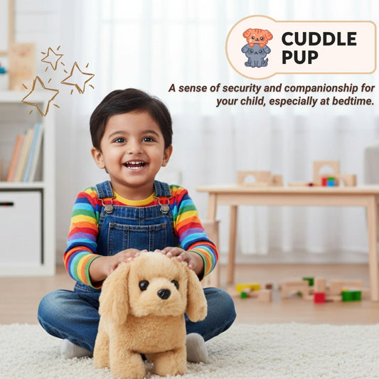 CudllePup Interactive Plush Puppy
