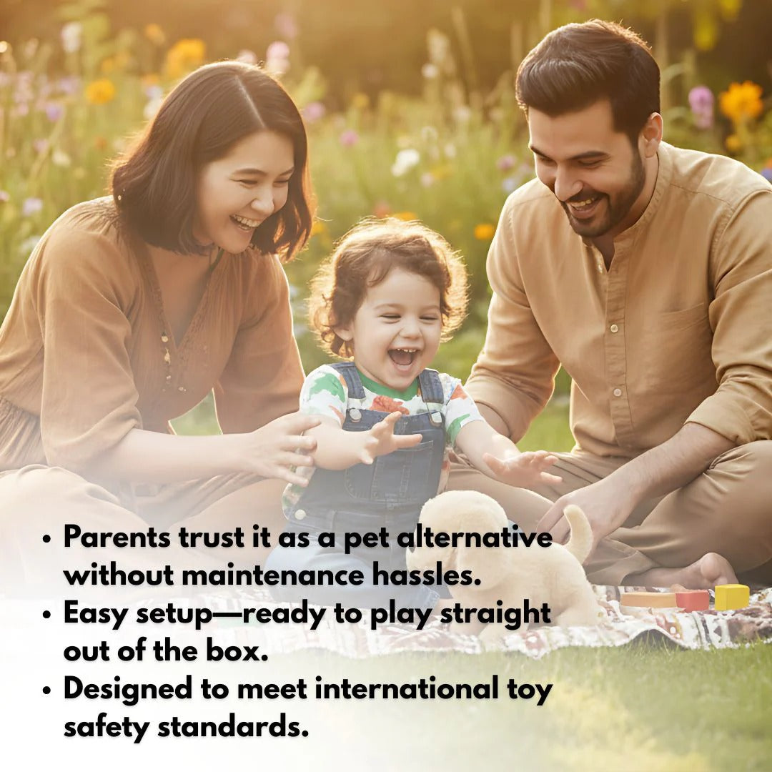 CudllePup Interactive Plush Puppy