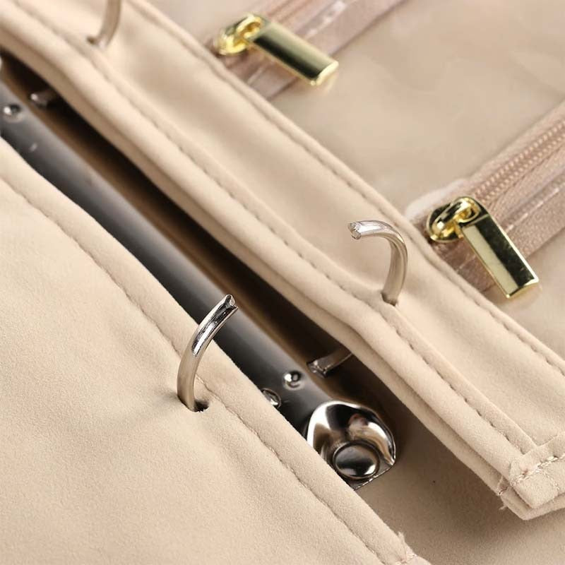 Luxury Portable Leather Jewelry Storage Book | Elegant, Secure & Take It Everywhere