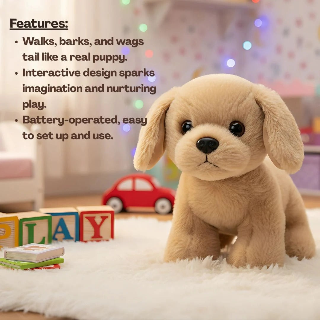 CudllePup Interactive Plush Puppy