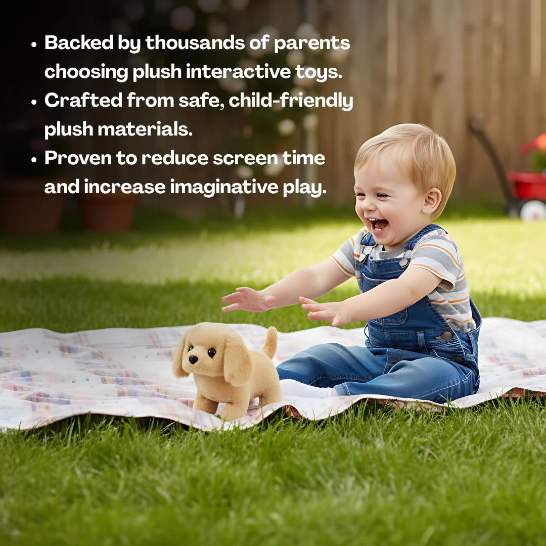 CudllePup Interactive Plush Puppy