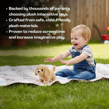 CudllePup Interactive Plush Puppy